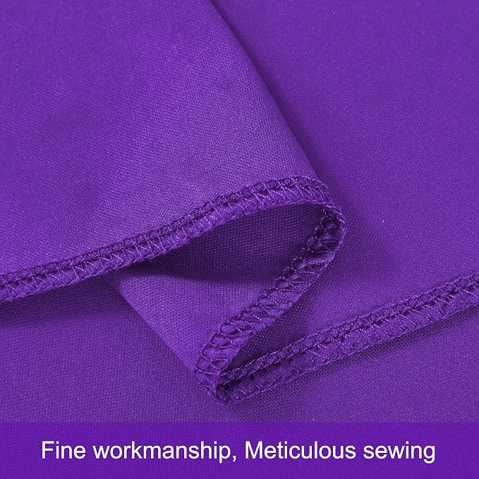 10 Panels Purple Backdrop Curtains for Wedding Party Wrinkle Free Backdrops Curtain Drapes Fabric Decorations Photo Back Drop Cloth for Baby Shower Photography Stage Reception 50ft(W) x 12ft(H) - Image 8