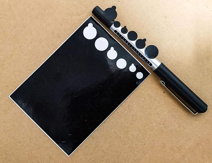 TINGYI Webcam/Camera Covers Privacy Stickers for Lens Privacy Protection- 3 Sizes 2 Styles - 100 Black Ultra Glossy Privacy Stickers -Removable and Reusable Laptop's Webcam Sticker - Image 7