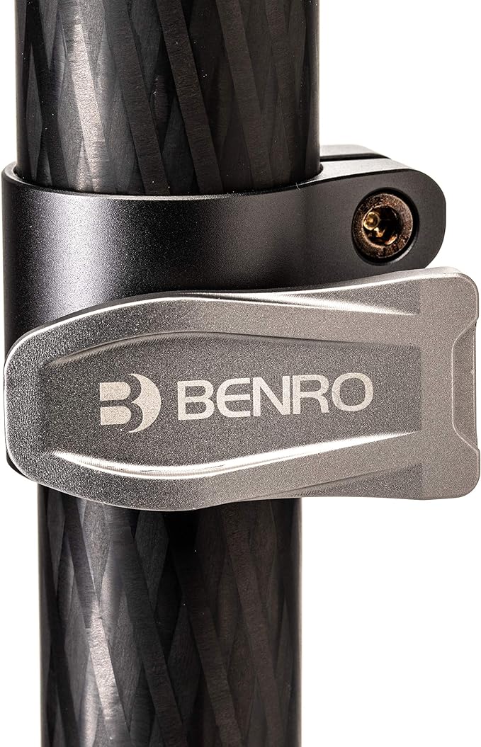 Benro SupaDupa Carbon Fiber Monopod – Lightweight 6-Section Professional Camera & Video Monopod with Leveling Pan Base, Twist Locks, and Reversible Mount for DSLR, Mirrorless & Camcorders (MSDPL46C) - Image 7
