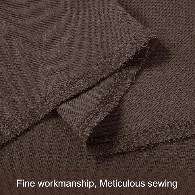 6 Panels Brown Backdrop Curtains for Wedding Party Wrinkle Free Backdrops Curtain Drapes Fabric Decorations Photo Back Drop Cloth for Baby Shower Photography Stage Reception 30ft(W) x 12ft(H) - Image 8