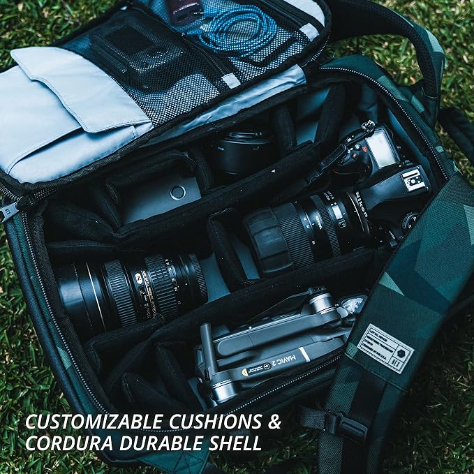 Hex Ranger DSLR Sling, Black, with Adjustable Carry Straps, Collapsible Interior Dividers & More, Black - Image 9