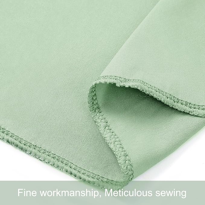 8 Panels Sage Green Backdrop Curtains for Wedding Party Wrinkle Free Backdrops Curtain Drapes Fabric Decorations Photo Back Drop Cloth for Baby Shower Photography Stage Reception 40ft(W) x 12ft(H) - Image 8