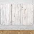 Rustic Wood Backdrop 10x10 FT Vintage White Wooden Floor Backdrops for Photography Old Wood Wall Background Decor Baby Shower Wedding Birthday Party Photo Studio Props by Unknown