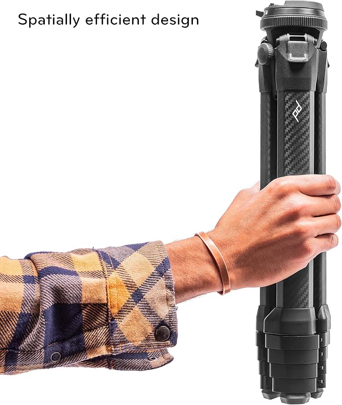 Peak Design Travel Tripod, Aluminum, Compact Design, Quick Setup and Takedown, Pro-Level Stability, Ergonomic Ball Head, Compact and Portable Travel Tripod for Camera and Phone, 20 lb Capacity - Image 10