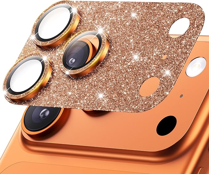 Hoerrye for iPhone 17 Pro Camera Lens Protector - 12FT Shatterproof | Military Grade Protection, Strong Adsorption, 9H+ Tempered Glass Camera Screen, Full Protective Cover, Case Friendly by Hoerrye