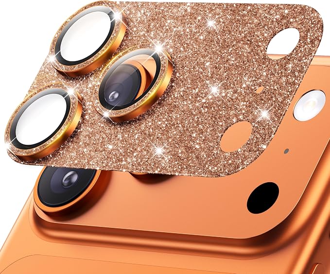for iPhone 17 Pro Max Camera Lens Protector - 12FT Shatterproof | Military Grade Protection, Strong Adsorption, 9H+ Tempered Glass Camera Screen, Full Protective Cover, Case Friendly by Hoerrye