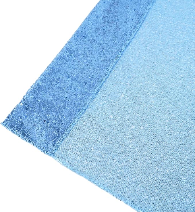 Poise3EHome 6FT x 8FT Sequin Photography Backdrop Curtain for Party Decoration, Baby Blue - Image 7